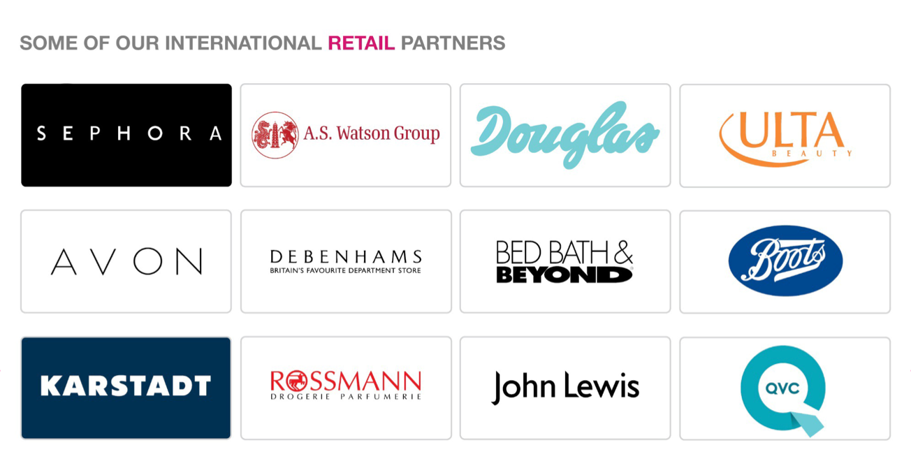 Retail partner logos